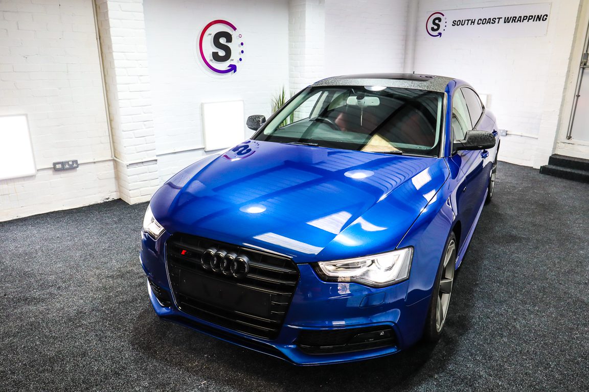Audi S5 3M 2080 Shadow Black South Coast Wrapping