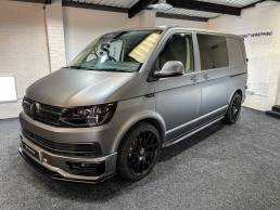 car wrapping Portsmouth Matte Grey Wrap VW T6 south coast wrapping