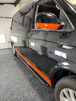 Vinyl Stripes and dorr mirros wrapped south coast wrapping portsmouth