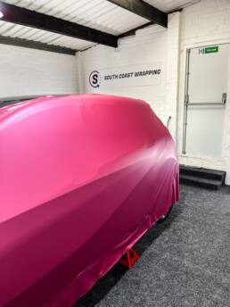 Pink Mercedes A Class Exterior Colour Change