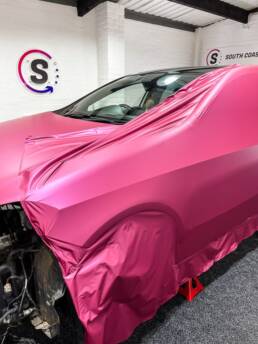 Pink Mercedes A Class Exterior Colour Change