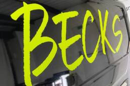 Van Sign Writing Portsmouth South Coast Wrapping