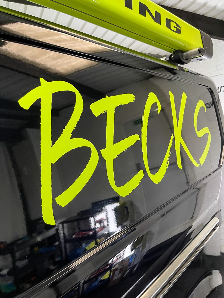 Van Sign Writing Portsmouth South Coast Wrapping