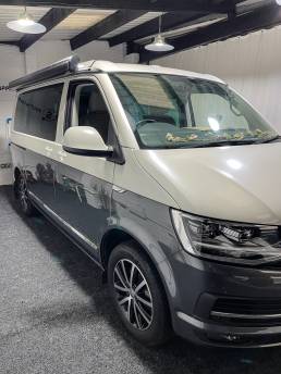 vw california half wrap south coast wrapping