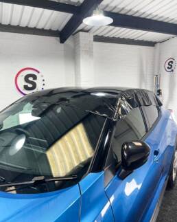 Gloss Black Roof Wrap Southampton Vehicle Wrapping