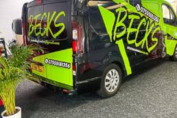 Printed Wrap Becks Plumbing