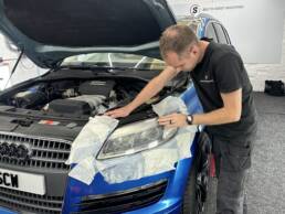 South Coast Wrapping Audi Q7 Headlight Restoration and PPF