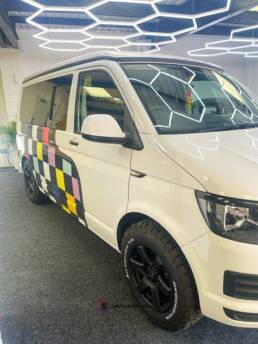 VW Transporter Printed Wrap South Coast Wrapping