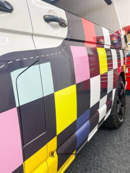 VW Transporter Printed Wrap South Coast Wrapping