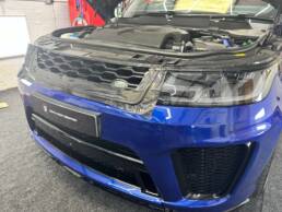 range rover svr carbon grill trim