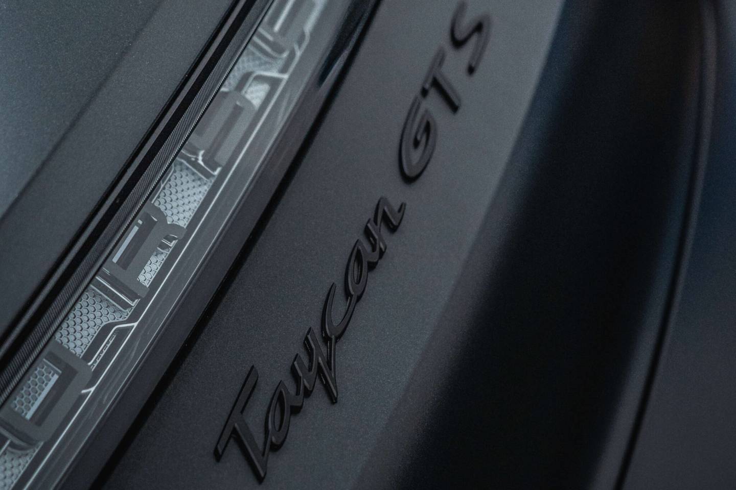 Porsche Taycan GTS with full matte paint protection film