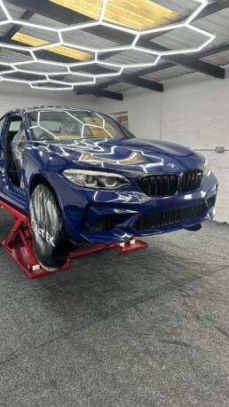 South Coast Wrapping BMW M2 Avery Indigo Blue Full Colour Change