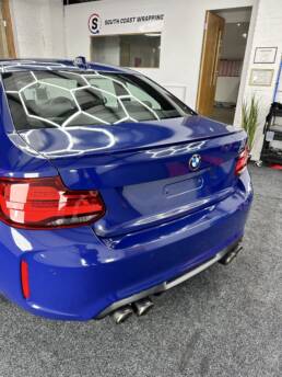 South Coast Wrapping BMW M2 Avery Indigo Blue Full Colour Change