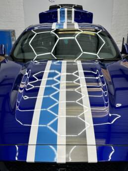 South Coast Wrapping Ford Mustang GT Machine Polish and Stripes