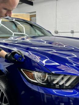 South Coast Wrapping Ford Mustang GT Machine Polish and Stripes