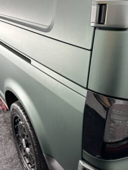 South Coast Wrapping LWB VW Transporter 3M Matte Metallic Pine Green