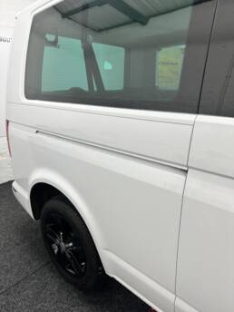 South Coast Wrapping LWB VW Transporter Full Colour Change 3M Gloss White