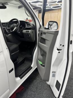 South Coast Wrapping LWB VW Transporter Full Colour Change 3M Gloss White