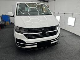 South Coast Wrapping LWB VW Transporter Full Colour Change 3M Gloss White