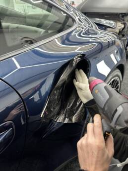 South Coast Wrapping Porsche 911 Turbo Stripes and Carbon