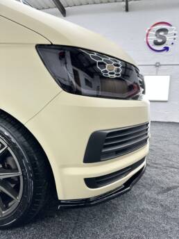 South Coast Wrapping SWB VW Transporter Arlon Gloss Sand with Matte Laminate