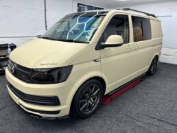 South Coast Wrapping SWB VW Transporter Arlon Gloss Sand with Matte Laminate