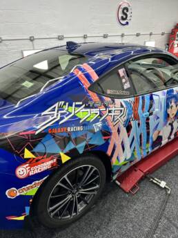 South Coast Wrapping Toyota GT86 Anime Printed Wrap Arlon SLx