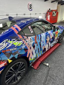 South Coast Wrapping Toyota GT86 Anime Printed Wrap Arlon SLx