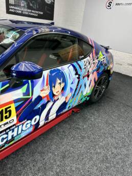 South Coast Wrapping Toyota GT86 Anime Printed Wrap Arlon SLx