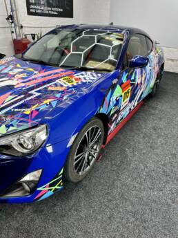 South Coast Wrapping Toyota GT86 Anime Printed Wrap Arlon SLx