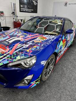 South Coast Wrapping Toyota GT86 Anime Printed Wrap Arlon SLx