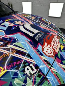 South Coast Wrapping Toyota GT86 Anime Printed Wrap Arlon SLx