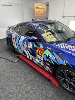 South Coast Wrapping Toyota GT86 Anime Printed Wrap Arlon SLx