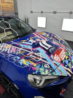 South Coast Wrapping Toyota GT86 Anime Printed Wrap Arlon SLx