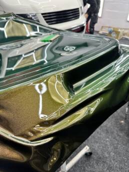 South Coast Wrapping VW Caddy Gemstone Pyrite Green