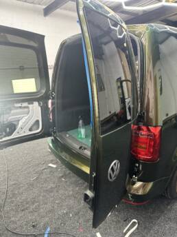 South Coast Wrapping VW Caddy Gemstone Pyrite Green