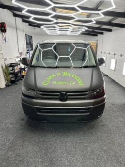 South Coast Wrapping VW Transporter 3M Matte Black and Signwriting