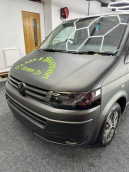 South Coast Wrapping VW Transporter 3M Matte Black and Signwriting