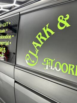 South Coast Wrapping VW Transporter 3M Matte Black and Signwriting