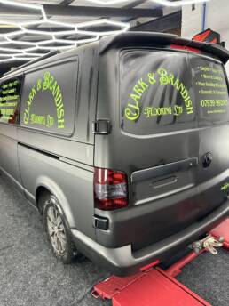 South Coast Wrapping VW Transporter 3M Matte Black and Signwriting