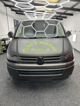 South Coast Wrapping VW Transporter 3M Matte Black and Signwriting