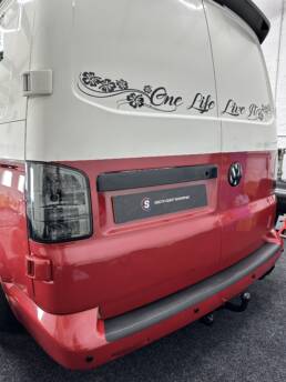 South Coast Wrapping Volkswagen Transporter Half Wrap