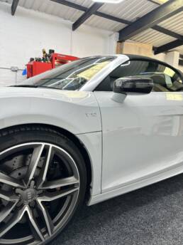 South Coast Wrapping Audi R8 Carbon Side Pods and Mirrors