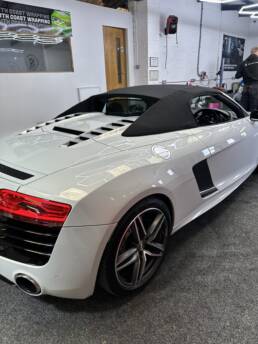 South Coast Wrapping Audi R8 Carbon Side Pods and Mirrors