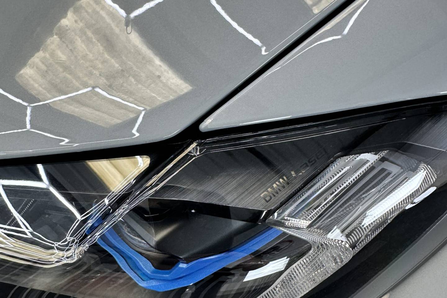 BMW M3 front-end paint protection film installation