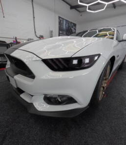 South Coast Wrapping Ford Mustang Stripes and Headlight Tinting