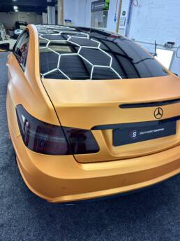 South Coast Wrapping Mercedes E350 Coupe Matte Exterior Colour Change