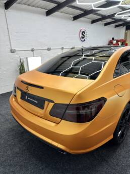 South Coast Wrapping Mercedes E350 Coupe Matte Exterior Colour Change