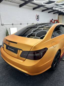 South Coast Wrapping Mercedes E350 Coupe Matte Exterior Colour Change