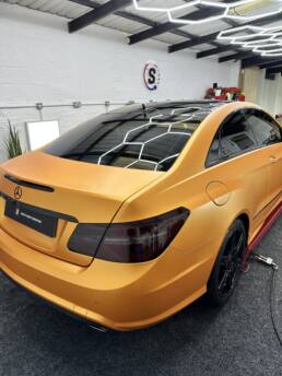 South Coast Wrapping Mercedes E350 Coupe Matte Exterior Colour Change